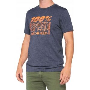 100% T-shirt 100% TRADEMARK krótki rękaw navy heather roz. L (NEW)