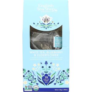 English Tea English Tea Shop, Herbata White Tea, Blueberry & Elder, 15 piramidek