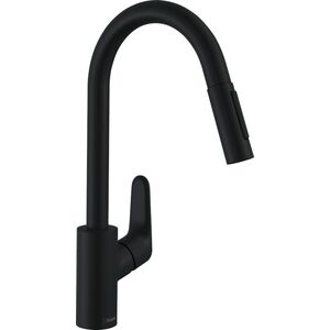 Bateria kuchenna Hansgrohe Focus stojąca czarna matowa (31815670)