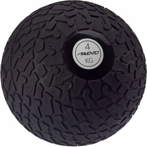 Avento Piłka slam ball z teksturowaną powierzchnią, 4 kg, czarna