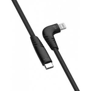 Kabel USB Silicon Power USB-C - Lightning 1 m Czarny (SP1M0ASYLK50CL1G)