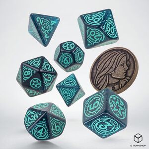 Q-Workshop Komplet kości Wiedźmin: Yennefer - Mistrzyni magii