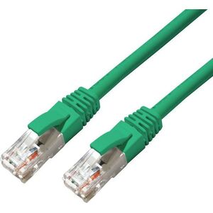 MicroConnect CAT6A UTP 1.5m Green LSZH