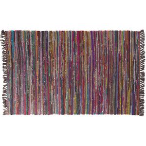 Shumee Dywan bawełniany 160 x 230 cm ciemny wielokolorowy DANCA