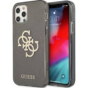 Guess Guess GUHCP12LPCUGL4GBK iPhone 12 Pro Max 6,7" czarny/black hard case Glitter 4G Big Logo