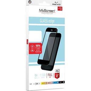 MyScreen Protector Szkło Edge Glass Full Glue Black iPhone XR/11