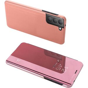 Hurtel Clear View Case futerał etui z klapką LG K62 / K52 / K42 różowy