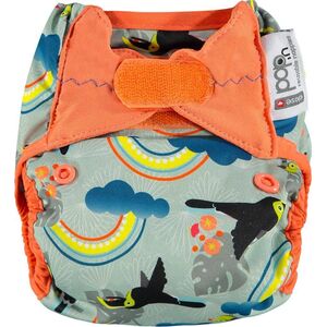 Close Caboo Otulacz, pieluszka wielorazowa z rzepami Toucan 3-16 kg, 1 szt.