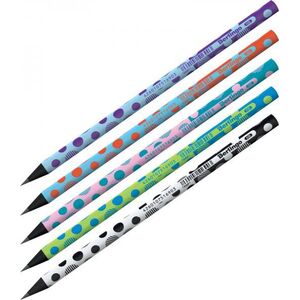 Berlingo Ołówek Dots HB z czarnego drewna