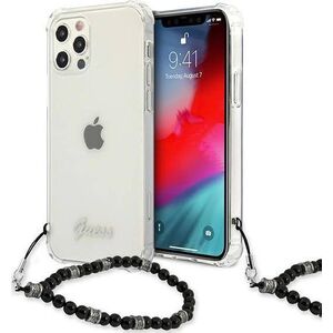 Guess Guess GUHCP12LKPSBK iPhone 12 Pro Max 6,7" Transparent hardcase Black Pearl