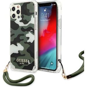 Guess Guess GUHCP12LKSARKA iPhone 12 Pro Max 6,7" zielony/khaki hardcase Camo Collection