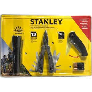 Stanley MULTI-TOOL 12w1+nóż składany+latarka 150lm