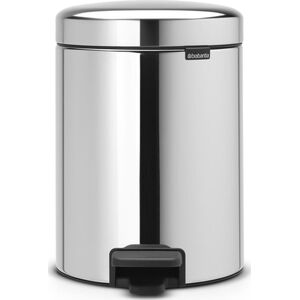 Kosz na śmieci Brabantia New Icon na pedał srebrny (112621)