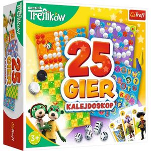Trefl Gra planszowa 25 gier Rodzina Treflików