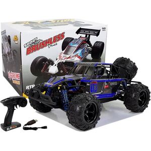Lean Sport Auto Terenowe Buggy Zdalnie Sterowane 1:18 Niebieskie ENOZE 9303E 45 km/h