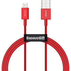 Kabel USB Baseus USB-A - Lightning 1 m Czerwony (BSU2661RED)