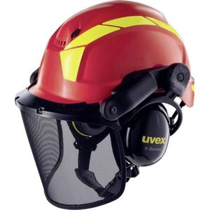 Uvex Kask ochronny do lasu Uvex, czerwony