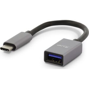 Adapter USB LMP USB-C - USB Szary  (LMP-USBC-USBA-SG)