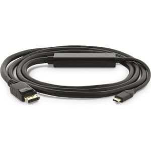 Kabel USB LMP USB-C - 1.8 m Czarny (LMP-USBC-DPC-B)