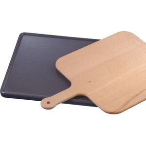 Bosch Bosch baking stone HEZ327000, pizza stone (anthracite, pyrolysis-proof)