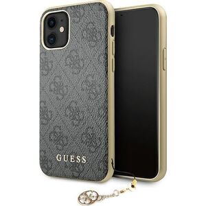 Guess Etui Guess GUHCN61GF4GGR Apple iPhone 11 grey/szary hard case 4G Charms Collection