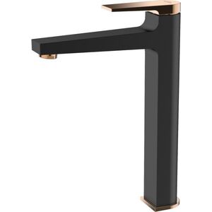 Bateria umywalkowa Invena MIDNIGHT BATERIA UMYWALKOWA WYSOKA BLACK/GOLD ROSE