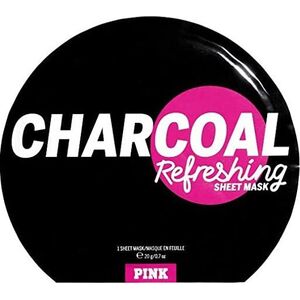 Pink Pink Charcoal Refreshing Sheet Mask Maseczka do twarzy 1szt