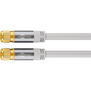 Kabel Goobay Antenowy (F) 2m biały (JAB-4411000)