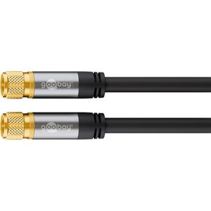 Kabel Goobay Antenowy (F) 2m czarny (JAB-4411053)