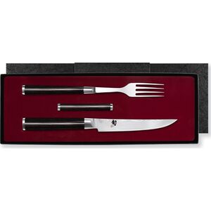 KAI KAI Shun Cutlery 3-pcs. Fork, Knife, Knife Rest