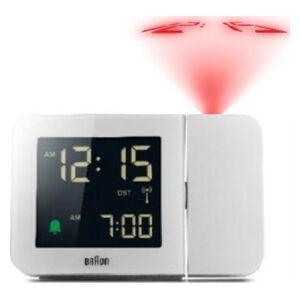 Radiobudzik Braun Braun BC 015 W-DCF white Radio Controlled Alarm Clock