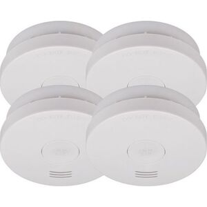 Brennenstuhl 4x Brennenstuhl Smoke Detector 10 years VDS3131 prooved