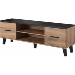 Cama Meble RTV LOTTA 160 2D2K wotan + czarny mat