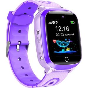 Smartwatch GoGPS K17 Fioletowy  (K17PR)