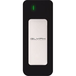 Dysk zewnętrzny SSD Glyph Silver Atom 1TB Czarno-srebrny (A1000SLV)