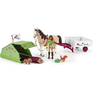 Figurka Schleich Horse Club - Sarah na kampingu