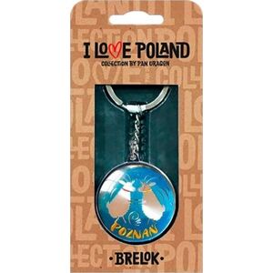 Breloczek Pan Dragon Brelok I love Poland Poznań ILP-BRE-A-POZ-02
