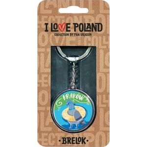 Breloczek Pan Dragon Brelok I love Poland Kraków ILP-BRE-A-KRA-09