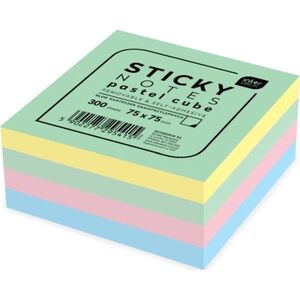 Interdruk Karteczki samoprzylepne Pastel 75x75mm 300K