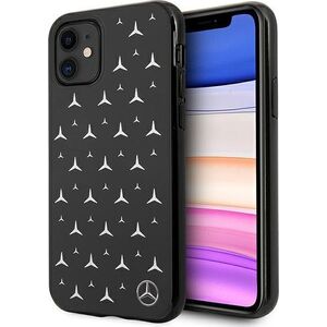 Mercedes Mercedes Mehcn61Espbk Iphone 11 6,1" Czarny/Black Hardcase Silver Stars Pattern