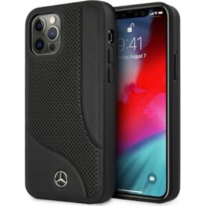 Mercedes Mercedes Mehcp12Lcdobk Iphone 12 Pro Max 6,7" Czarny/Black Hardcase Leather Perforated Area
