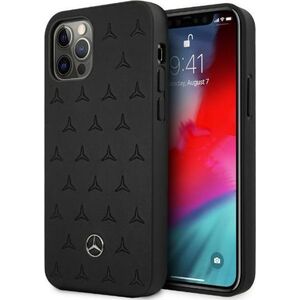 Mercedes Mercedes Mehcp12Lpsqbk Iphone 12 Pro Max 6,7" Czarny/Black Hardcase Leather Stars Pattern