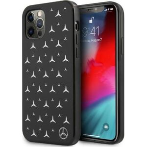 Mercedes Mercedes Mehcp12Mespbk Iphone 12/12 Pro 6,1" Czarny/Black Hardcase Silver Stars Pattern
