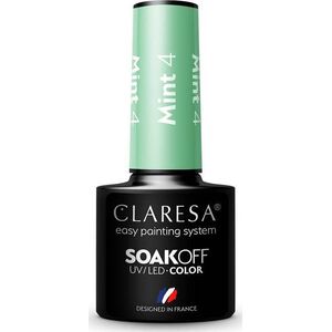 Claresa Claresa Soak Off UV/LED Mint lakier hybrydowy 4 5g