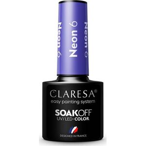 Claresa Claresa Soak Off UV/LED Neon lakier hybrydowy 6 5g