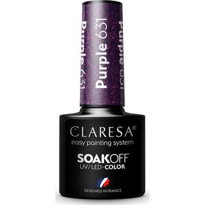 Claresa Claresa Soak Off UV/LED Purple lakier hybrydowy 631 5g