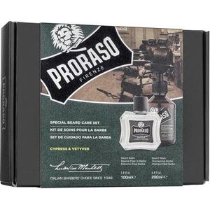 Proraso PRORASO Cypress & Vetyver Special Beard Care Set Szampon do włosów 200ml zestaw upominkowy
