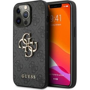 Guess Etui Guess GUHCP13X4GMGGR Apple iPhone 13 Pro Max szary/grey hardcase 4G Big Metal Logo