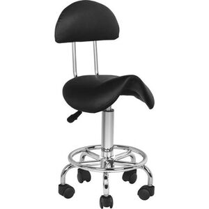 Activeshop Taboret kosmetyczny 6001 czarny universal