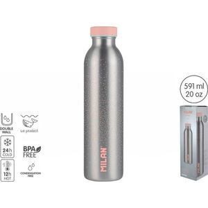 Milan Butelka termiczna 591ml Silver MILAN